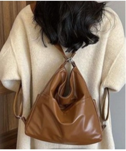 ★日本製★牛革★２ＷＡＹショルダーバッグ（ロング）★チョコ色★コロン★ コロン2Way / 2-Way Crescent Shoulder Bag【PNLT®】PV