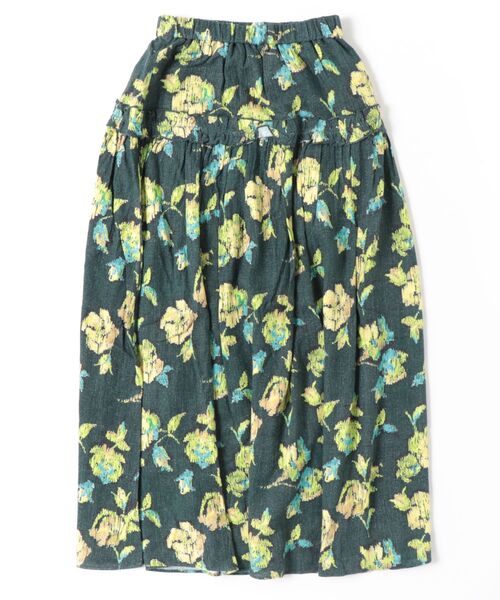 ROSE BUD（ローズバッド）の「ROSE PRINT GATHERED SKIRT（スカート・レディース・オフホワイト/ダークオリーブ・ONE SIZE）」の18枚目の写真