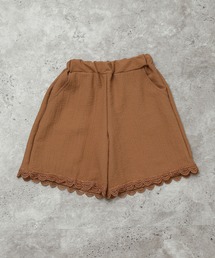 la poche biscuit | 裾レース スカラップキュロットパンツ(その他パンツ)