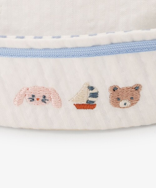 Afternoon Tea（アフタヌーンティー）の「サマーハット/レ プルミエ ザミ（その他ベビー用品・キッズ・ホワイト・ONE SIZE）」の7枚目の写真