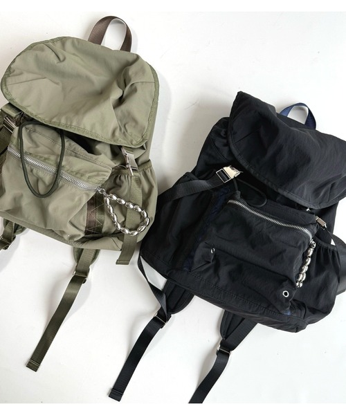 Q(キュー)の「ミリタリーバックパック(バックパック/リュック・レディース・ブラック・ONE SIZE)」の20枚目の写真