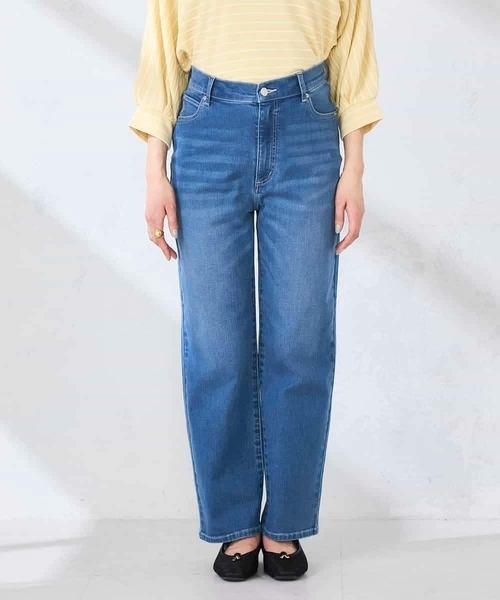 a.v.v（アーヴェヴェ）の「サマーストレッチデニムストレートパンツ（その他パンツ・レディース・ライトグレー/ブルー/ダークインディゴブルー・38/36/34/40/42）」の16枚目の写真