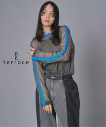 ラインメッシュプルオーバー