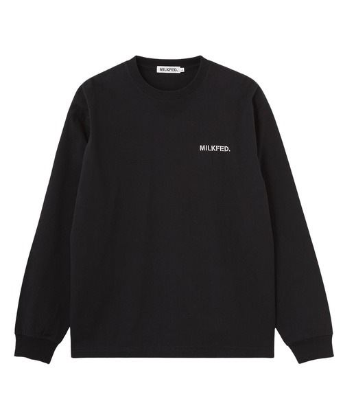 MILKFED.(ミルクフェド)の「STENCIL ARCH LOGO L/S TEE(Tシャツ/カットソー・レディース・ブラック/オフホワイト/バーガンディー・M/L)」の17枚目の写真