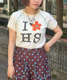 【HELLO.SANFRANCISCO/ハローサンフランシスコ】ワッフルプリントTEE