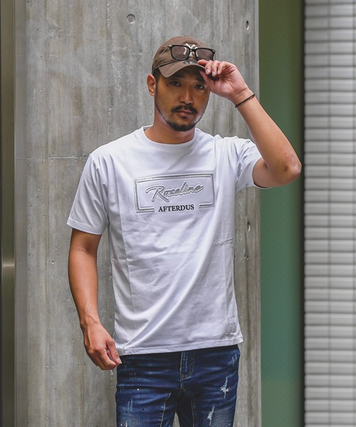 adamsJUGGLER(アダムスジャグラー)の「RTEGエンボスR.Sティー(Tシャツ/カットソー・メンズ・ホワイト/ブラック・S/XXL/XL/L/M)」の2枚目の写真