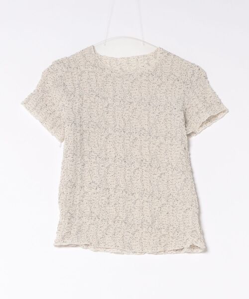 LAULEN(ローレン)の「little dot shirring tops /リトルドットシャーリングトップス(Tシャツ/カットソー・レディース・ブラック/オートミール・FREE)」の20枚目の写真