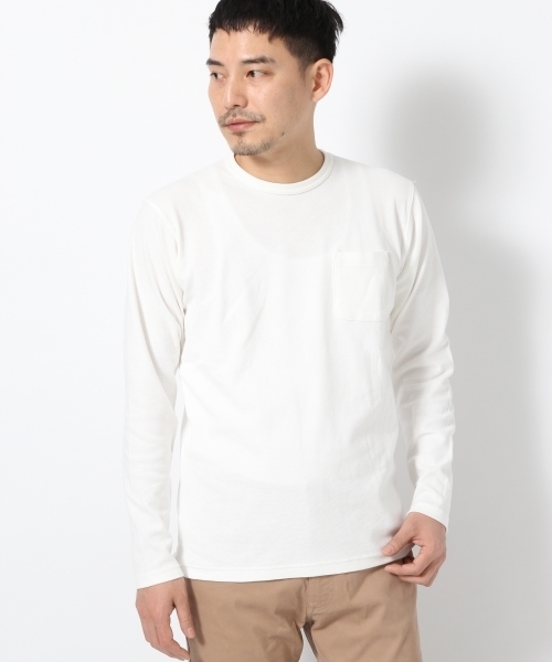 GLOBAL WORK（グローバルワーク）の「サカリバクルー長袖Ｔ/709723（Tシャツ/カットソー・メンズ・グレー/ダークグレー/ネイビー/ホワイト・X-LARGE/MEDIUM/SMALL/LARGE）」の2枚目の写真