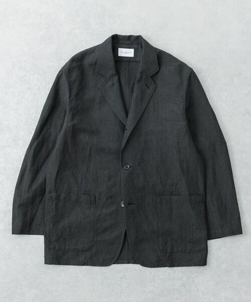 URBAN RESEARCH(アーバンリサーチ)の「new basic WOOL LINEN SINGLE SHIRTS JACKET(その他アウター・メンズ・ストライプ/ブラック・X-LARGE/LARGE/MEDIUM)」の1枚目の写真