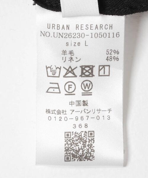 URBAN RESEARCH(アーバンリサーチ)の「new basic WOOL LINEN SINGLE SHIRTS JACKET(その他アウター・メンズ・ストライプ/ブラック・X-LARGE/LARGE/MEDIUM)」の9枚目の写真
