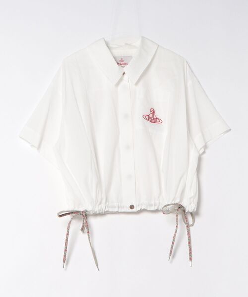 ｵｰｶﾞﾆｸｽｺｰﾄﾞﾛｰﾝﾜｯｼｬｰ ﾄﾞﾛｰｽﾄﾘﾝｸﾞｼｬﾂ（シャツ/ブラウス）｜Vivienne