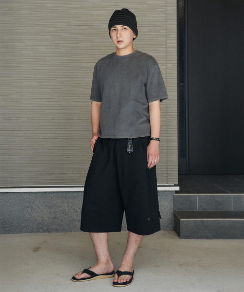 XERO（ゼロ）の「サイドスナップスウェットショーツ[ブラック]（その他パンツ・レディース・その他・MEDIUM/LARGE）」の2枚目の写真