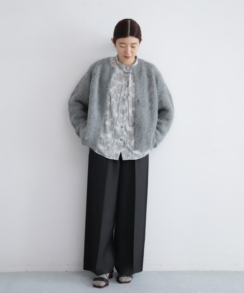 NOMBRE IMPAIR(ノンブルアンペール)の「【予約】ヘリンボーンコンビ イージーパンツ(その他パンツ・レディース・ブラウン/ブラック・FREE)」の8枚目の写真