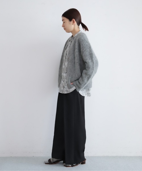 NOMBRE IMPAIR(ノンブルアンペール)の「【予約】ヘリンボーンコンビ イージーパンツ(その他パンツ・レディース・ブラウン/ブラック・FREE)」の9枚目の写真