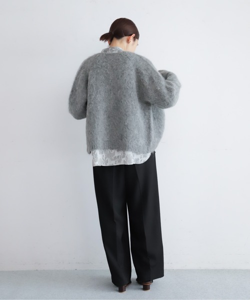 NOMBRE IMPAIR(ノンブルアンペール)の「【予約】ヘリンボーンコンビ イージーパンツ(その他パンツ・レディース・ブラウン/ブラック・FREE)」の10枚目の写真