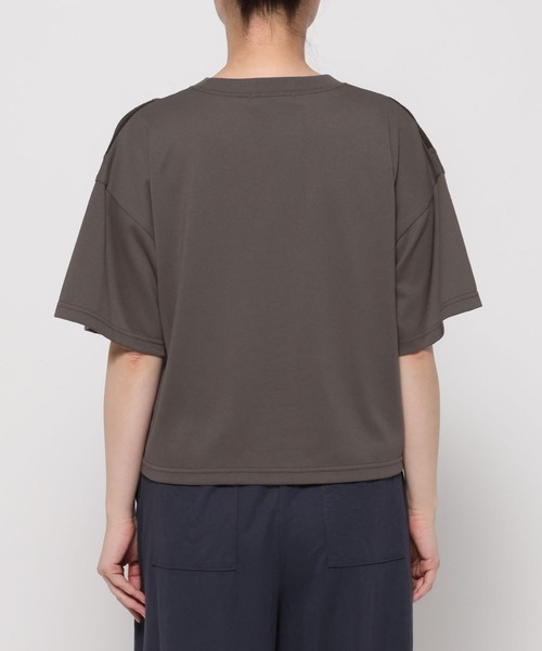 GLOBAL WORK(グローバルワーク)の「レース切り替えプリントTシャツ/713233(Tシャツ/カットソー・レディース・スミクロ/アイボリー・MEDIUM/LARGE)」の18枚目の写真