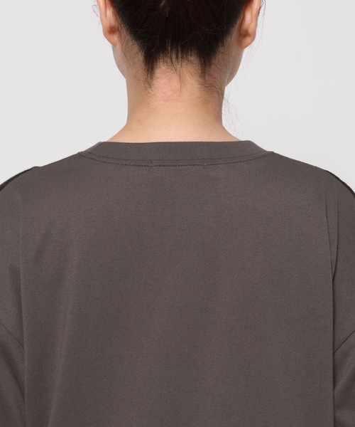 GLOBAL WORK(グローバルワーク)の「レース切り替えプリントTシャツ/713233(Tシャツ/カットソー・レディース・スミクロ/アイボリー・MEDIUM/LARGE)」の3枚目の写真