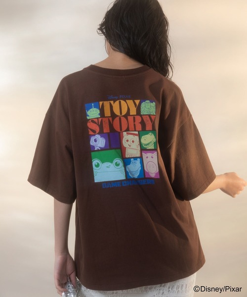 トイストーリー/バックプリントTシャツ（Tシャツ/カットソー）｜Green