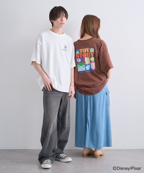 Green　Parks（グリーンパークス）の「トイストーリー/バックプリントTシャツ（Tシャツ/カットソー・レディース・ブラウン/オフホワイト・FREE）」の18枚目の写真