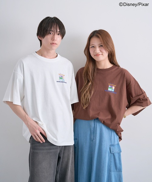 Green　Parks（グリーンパークス）の「トイストーリー/バックプリントTシャツ（Tシャツ/カットソー・レディース・ブラウン/オフホワイト・FREE）」の19枚目の写真