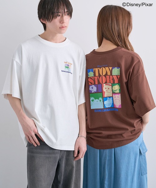 Green　Parks（グリーンパークス）の「トイストーリー/バックプリントTシャツ（Tシャツ/カットソー・レディース・ブラウン/オフホワイト・FREE）」の20枚目の写真