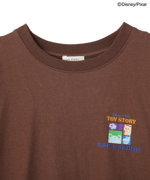 Green　Parks（グリーンパークス）の「トイストーリー/バックプリントTシャツ（Tシャツ/カットソー・レディース・ブラウン/オフホワイト・FREE）」の22枚目の写真
