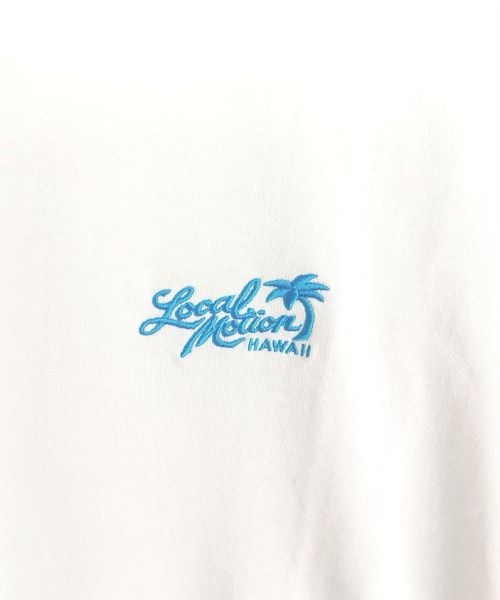 LOCALMOTION HAWAII(ローカルモーション ハワイ)の「サーフシルクプロテインTシャツ(Tシャツ/カットソー・メンズ・ホワイト・LARGE/MEDIUM)」の5枚目の写真