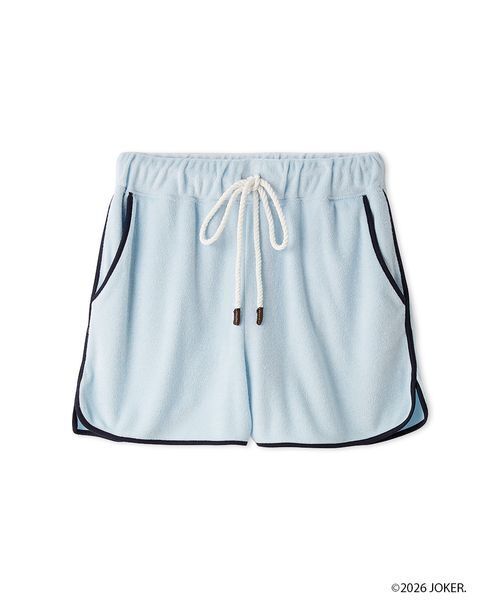 SNIDEL(スナイデル)の「【PINGU(TM)】パイルショートパンツ(その他パンツ・レディース・ネイビー/サックスブルー/その他・F)」の2枚目の写真