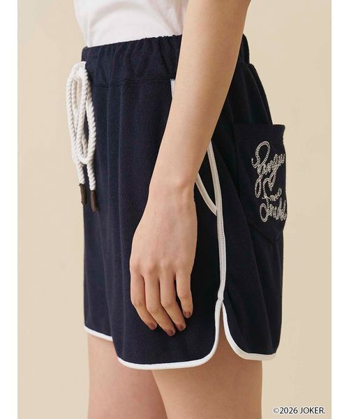 SNIDEL(スナイデル)の「【PINGU(TM)】パイルショートパンツ(その他パンツ・レディース・ネイビー/サックスブルー/その他・F)」の13枚目の写真