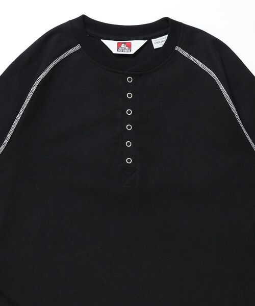 BEN DAVIS（ベンデイビス）の「【BENDAVIS】BEN'S HENLEY L/S TEE / ヘンリーネック ロング ユニセックス ラグラン 長袖（Tシャツ/カットソー・メンズ・その他1/ネイビー/ブラック/グレー/ホワイト/オフホワイト/ワイン・X-LARGE/MEDIUM/LARGE）」の16枚目の写真