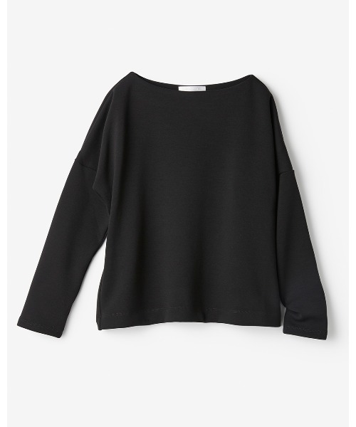 DoCLASSE( ドゥクラッセ)の「ダンボールニット・ボートネック9分袖(Tシャツ/カットソー・レディース・ブラック/テラコッタ・L/M/LL/S/3L)」の6枚目の写真