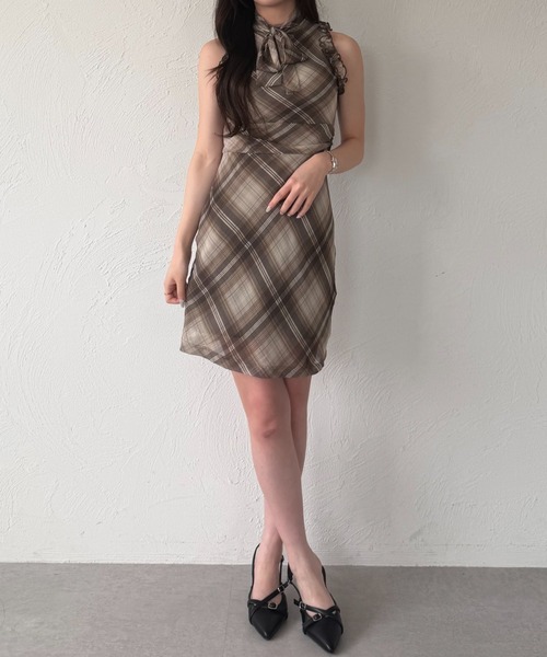 fupel(フぺル)の「2way ribbon american sleeve onepiece / 2way リボンアメスリワンピース(ワンピース・レディース・ブラウン/ピンク/ライトブルー・FREE)」の20枚目の写真
