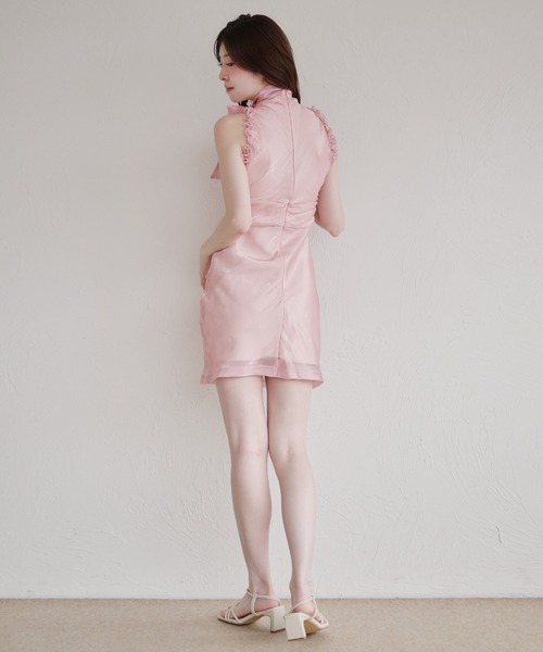 fupel(フぺル)の「2way ribbon american sleeve onepiece / 2way リボンアメスリワンピース(ワンピース・レディース・ブラウン/ピンク/ライトブルー・FREE)」の15枚目の写真