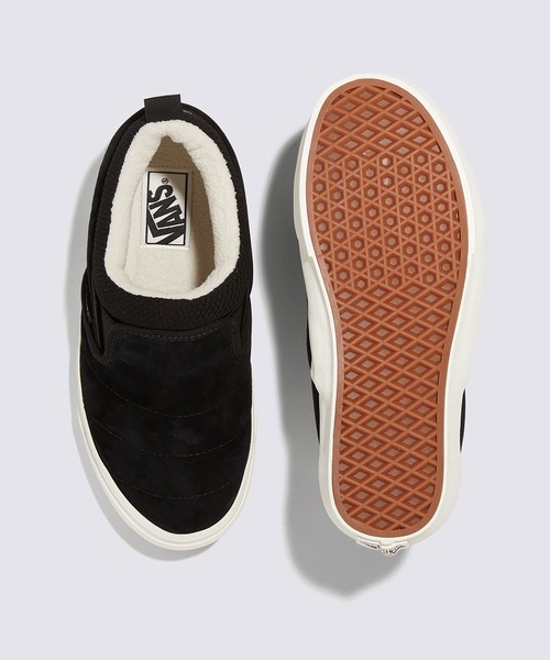 VANS(バンズ)の「スリッポン ミッド / Slip-On Mid COZY KNIT BLACK VN0009QUBM81(スリッポン・メンズ・ブラック・4)」の3枚目の写真
