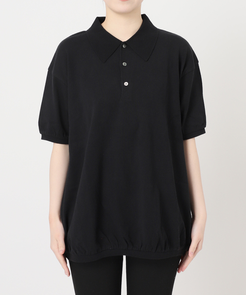 STAR&STRIPE（スターアンドストライプ）の「《追加2》【STAR＆STRIPE/スターアンドストライプ】オーバーFIT ポロ SHIRTS（ポロシャツ・レディース・ブラウン/ベージュ/ブラック/チャコールグレー・FREE）」の10枚目の写真
