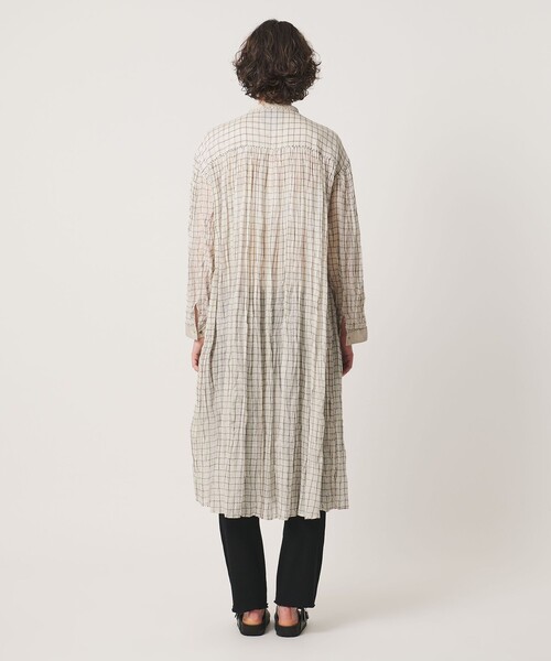 Pheeta(フィータ)の「<Pheeta>Mona ノーカラー ワンピース CHECK / 016C-42C(ワンピース・レディース・その他1・FREE)」の8枚目の写真