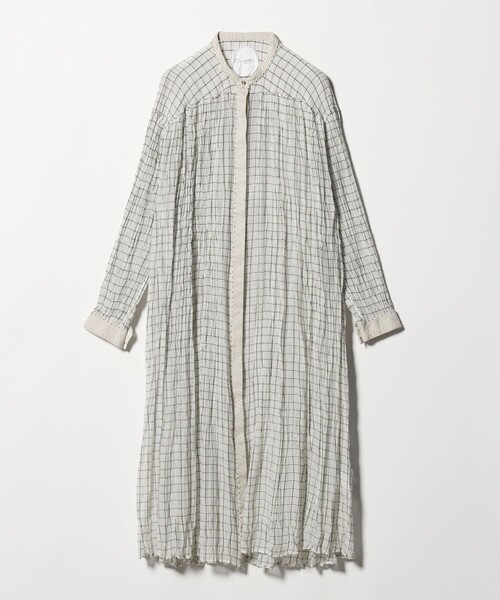 Pheeta(フィータ)の「<Pheeta>Mona ノーカラー ワンピース CHECK / 016C-42C(ワンピース・レディース・その他1・FREE)」の9枚目の写真
