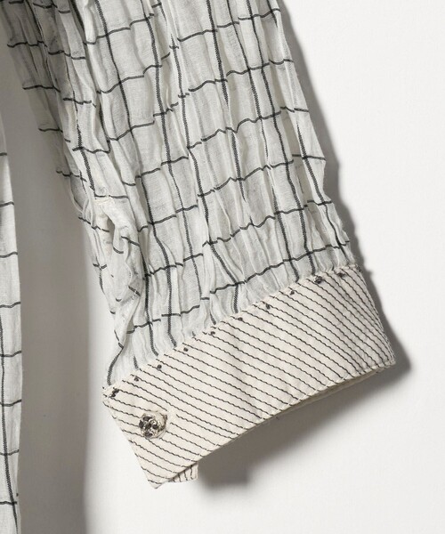 Pheeta(フィータ)の「<Pheeta>Mona ノーカラー ワンピース CHECK / 016C-42C(ワンピース・レディース・その他1・FREE)」の12枚目の写真