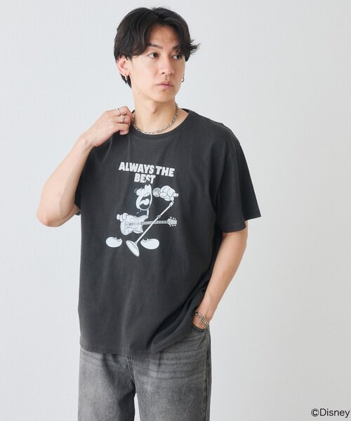 DISCOAT(ディスコート)の「【Enlude】DisneyフロッキーロゴTシャツ《ユニセックス》(Tシャツ/カットソー・レディース・ライトベージュ/オフホワイト/チャコールグレー・FREE)」の21枚目の写真