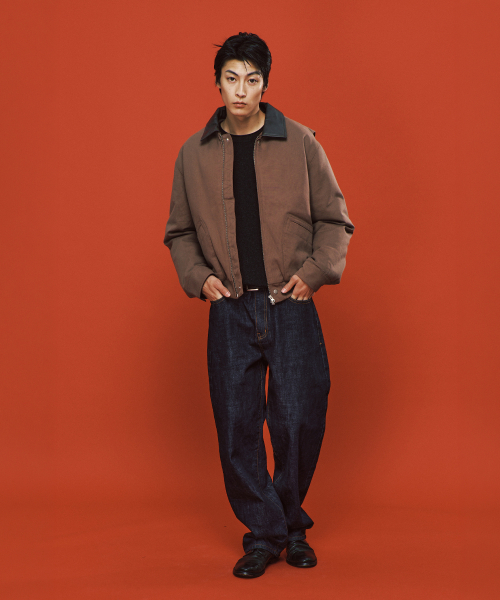 PLAC(プラック)の「レザーコラボンバージャケットブラウン(その他アウター・メンズ・その他・MEDIUM/LARGE/X-LARGE)」の1枚目の写真