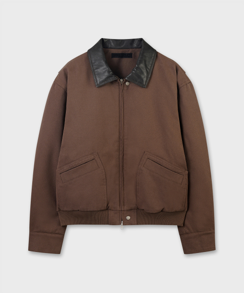 PLAC(プラック)の「レザーコラボンバージャケットブラウン(その他アウター・メンズ・その他・MEDIUM/LARGE/X-LARGE)」の2枚目の写真