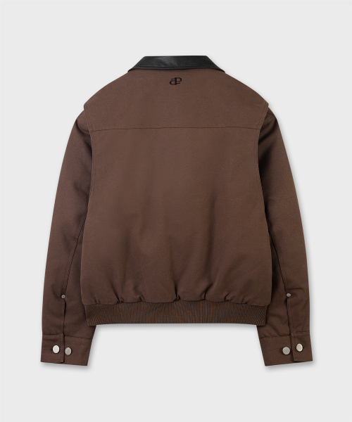 PLAC(プラック)の「レザーコラボンバージャケットブラウン(その他アウター・メンズ・その他・MEDIUM/LARGE/X-LARGE)」の3枚目の写真