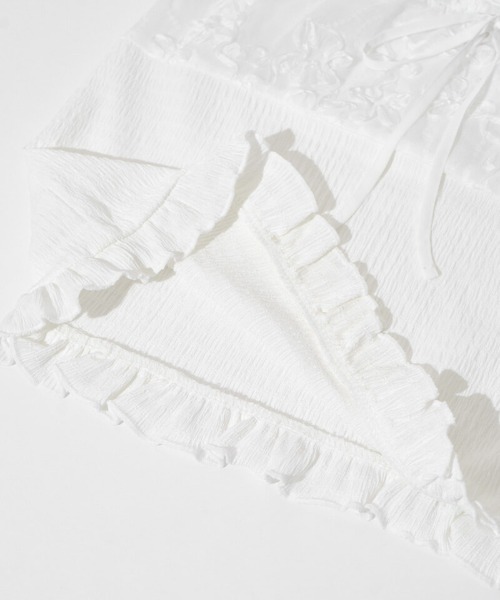 flower(フラワー)の「チェリッシュシューパフトップ(シャツ/ブラウス・レディース・アイボリー/ホワイト・FREE)」の20枚目の写真