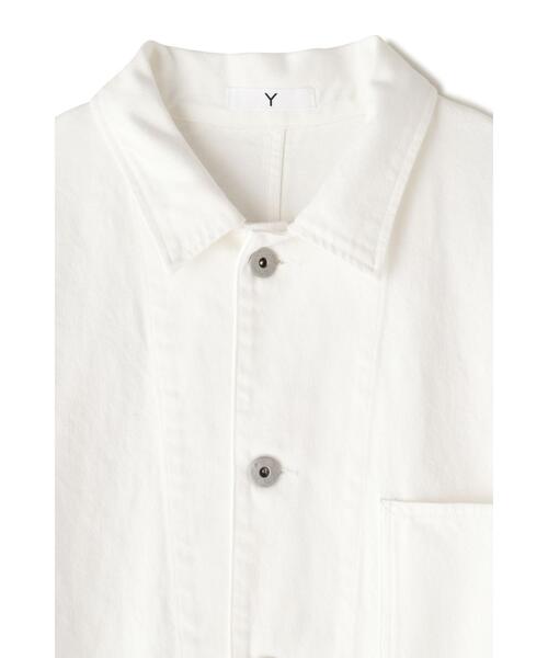 Y(ワイ)の「Y / 12.5oz ORGANIC COTTON DENIM BLOUSON(デニムジャケット・メンズ・ホワイト/ネイビー・MEDIUM/SMALL)」の11枚目の写真