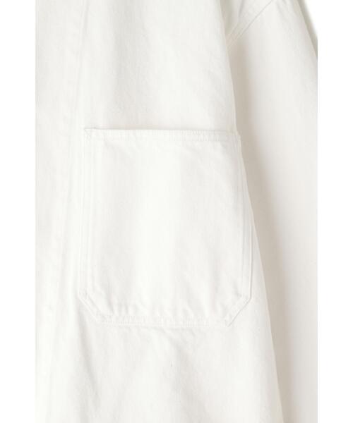 Y(ワイ)の「Y / 12.5oz ORGANIC COTTON DENIM BLOUSON(デニムジャケット・メンズ・ホワイト/ネイビー・MEDIUM/SMALL)」の12枚目の写真