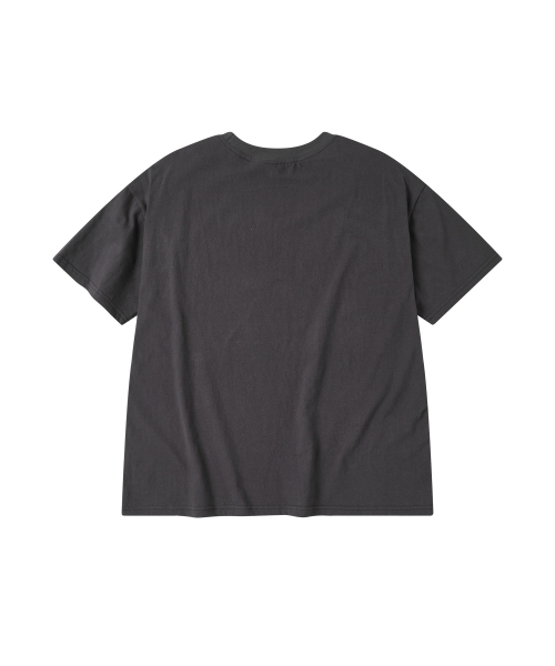 AMOU(アモウ)の「Dancing Skull half T-shirts CHACOAL(Tシャツ/カットソー・レディース・その他・3/2/1)」の8枚目の写真