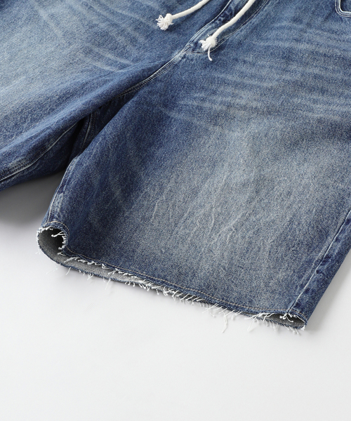 CAMIEL FORTGENS（カミエル フォートへンス）の「CAMIEL FORTGENS / カミエル・フォートヘンス BIG SHORTS vintage wash（その他パンツ・メンズ・コバルトブルー・MEDIUM/LARGE）」の5枚目の写真