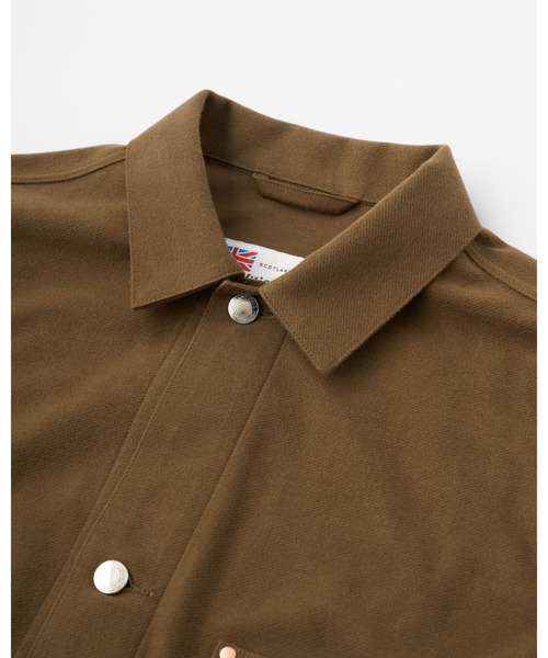 Traditional Weatherwear(トラディショナルウェザーウェア)の「WORK JACKET 004(カバーオール・メンズ・ダークオリーブ/ブラック・38/36)」の9枚目の写真