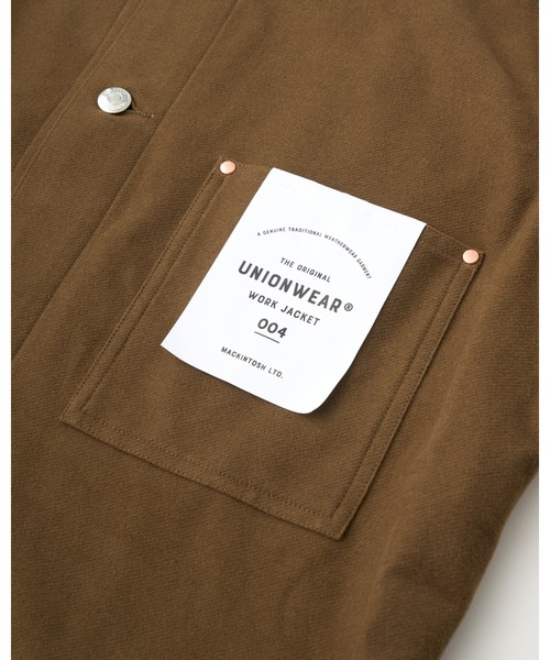 Traditional Weatherwear(トラディショナルウェザーウェア)の「WORK JACKET 004(カバーオール・メンズ・ダークオリーブ/ブラック・38/36)」の11枚目の写真