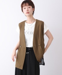 麻混サイドオープンジレ